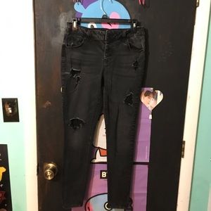 Black Ripped Skinny Jeans